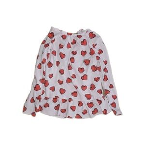 Carter's Girls Pink Long Sleeve Heart Cotton Top Size 3t Heart Key Hole Back #95